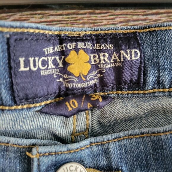 Lucky Brand jeans Women's 10/30 bootcut  " sweet'n low " Pre-owned - Picture 3 of 7